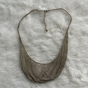 Draped chain  necklace‎